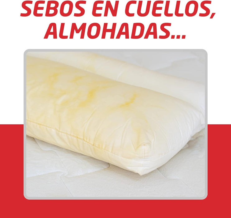 Cebralín Quitamanchas Expert en Seco, Pack Ahorro de 12 botes de 200ml (Total 2.4L). La solución profesional para eliminar manchas de grasa sin necesidad de lavar la ropa. Cebralín - zoom