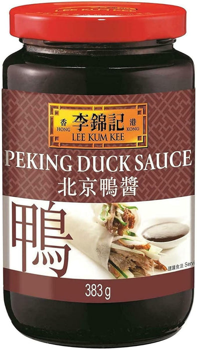 Salsa para Pato Asado (Estilo Pato Pekinés) Lee Kum Kee (383g). La auténtica salsa dulce y salada para acompañar pato laqueado, pollo asado o como dip. Lee Kum Kee - frontal