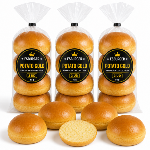 Pan de Hamburguesa ESBURGER Potato Gold