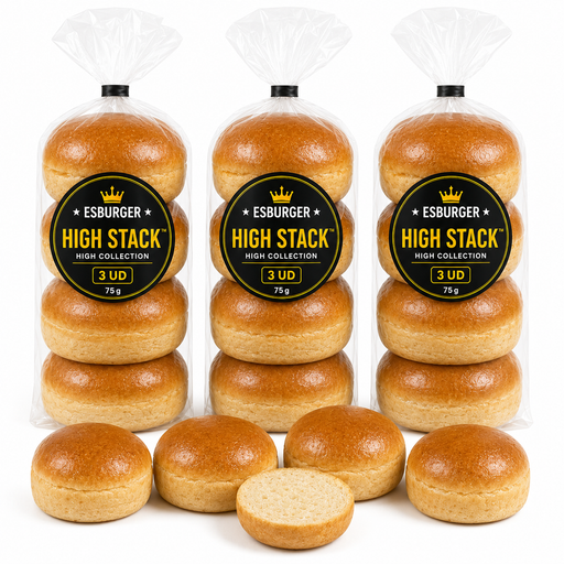 Pan de Hamburguesa ESBURGER High Stack