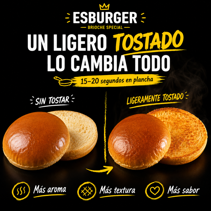 Pan de Hamburguesa ESBURGER Brioche Special