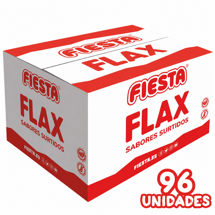 Flashes Fiesta Surtidos CIA&CO – Caja de 96 Polos para Congelar (96 x 65 ml) – 5 Sabores Clásicos – Sin Gluten y Aptos para Veganos