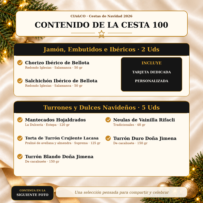 Cesta de Navidad 2026 Lote 100 - imagen 3