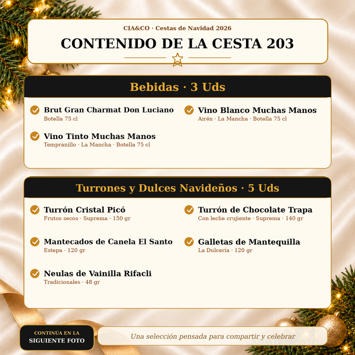 Cesta de Navidad 2026 Lote 203 - imagen 3