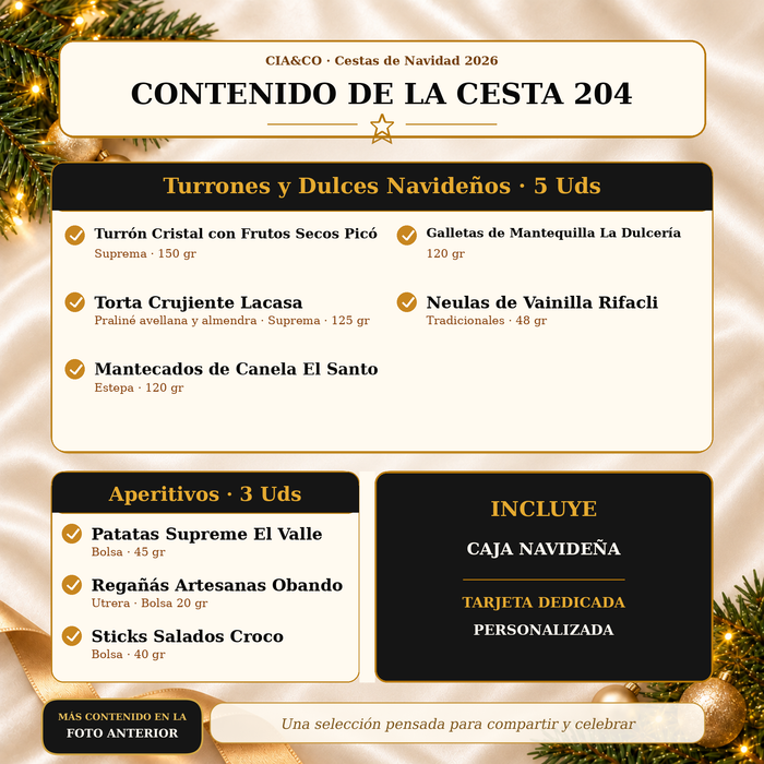 Cesta de Navidad 2026 Lote 204 - imagen 4