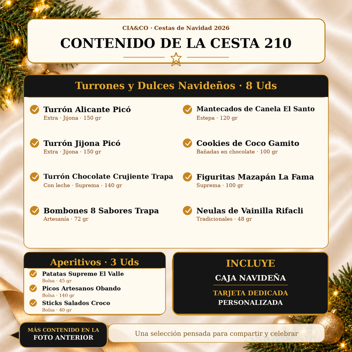 Cesta de Navidad 2026 Lote 210 - imagen 4