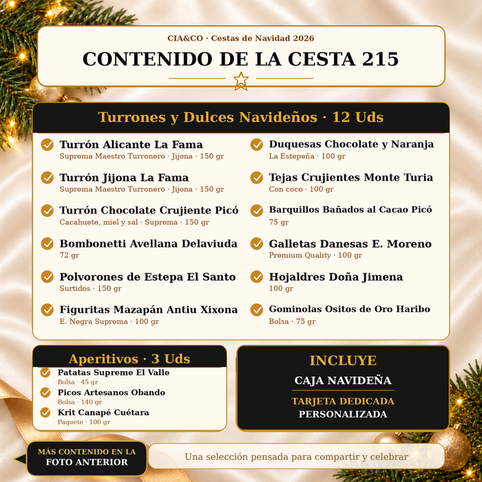 Cesta de Navidad 2026 Lote 215 - imagen 4
