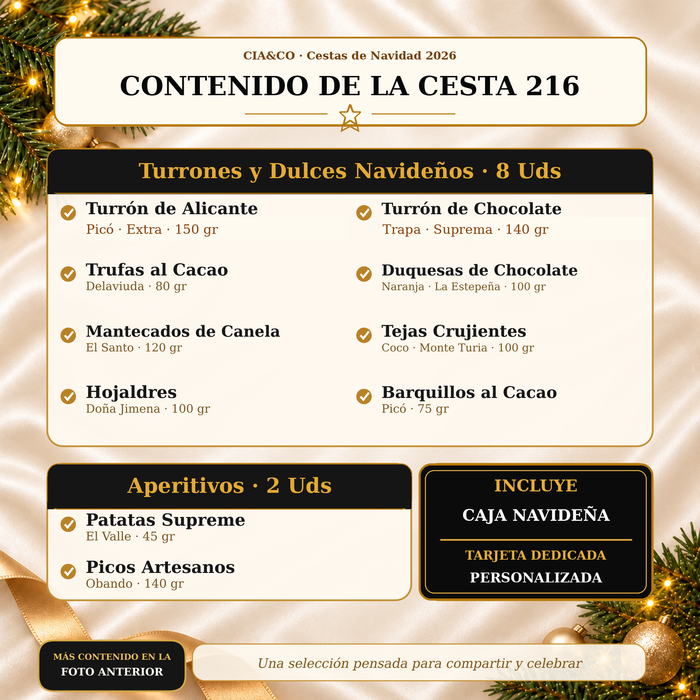 Cesta de Navidad 2026 Lote 216 - imagen 4