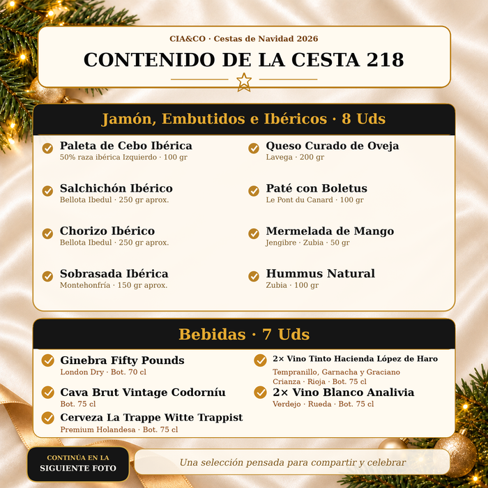 Cesta de Navidad 2026 Lote 218 - imagen 3