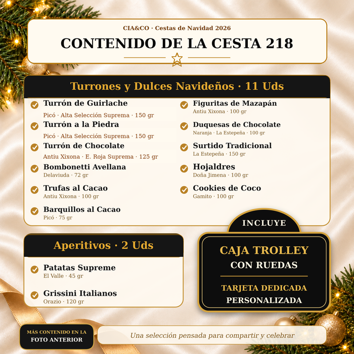 Cesta de Navidad 2026 Lote 218 - imagen 4