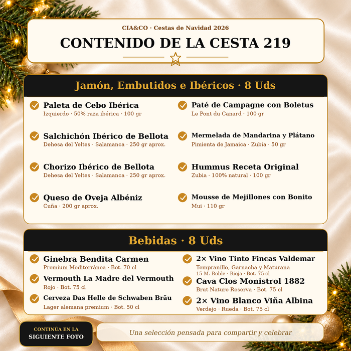 Cesta de Navidad 2026 Lote 219 - imagen 3