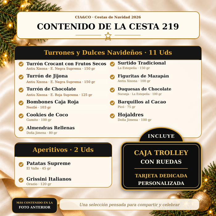 Cesta de Navidad 2026 Lote 219 - imagen 4