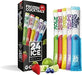 24 ICE Frozen Cocktails, Pack de 5 Helados con Alcohol (5x65ml). Disfruta de tus cócteles favoritos en un polo helado: Mojito, Daiquiri de Fresa, Piña Colada, Limoncello y Vodka Energy. 24 Ice - frontal