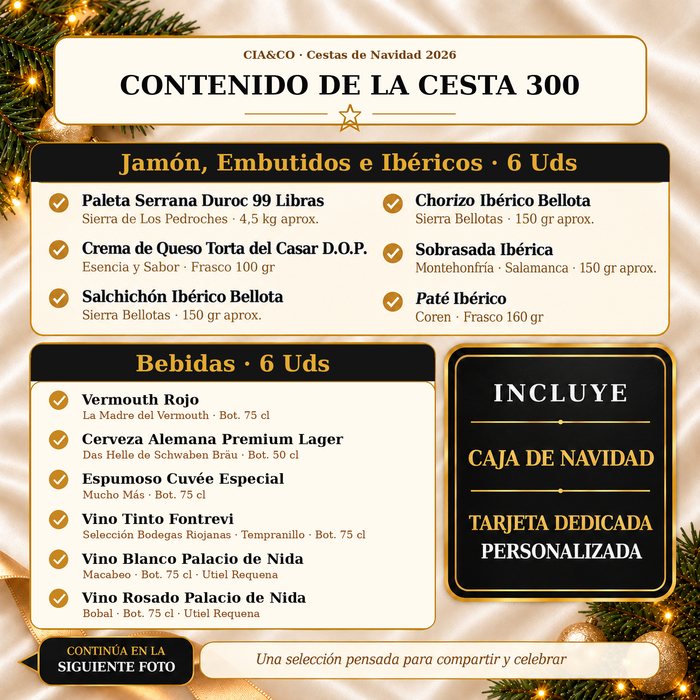Cesta de Navidad 2026 Lote 300 - imagen 3