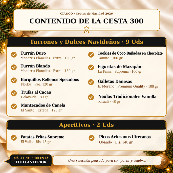 Cesta de Navidad 2026 Lote 300 - imagen 4