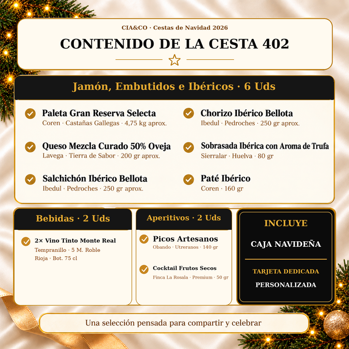 Cesta de Navidad 2026 Lote 402 - imagen 3