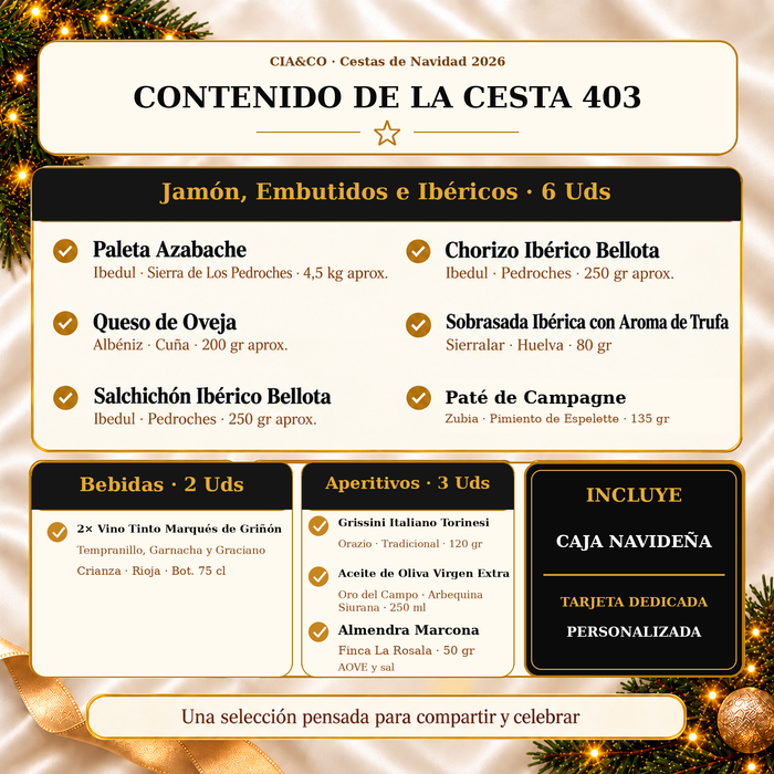 Cesta de Navidad 2026 Lote 403 - imagen 3