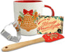 Set Cia&Co Taza Navideña Campana con espátula, molde y caja regalo festiva.