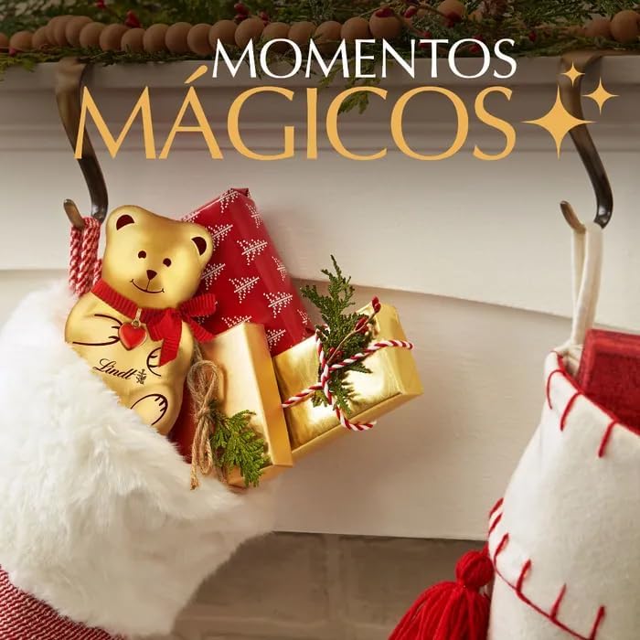 Bombones Lindor surtidos incluidos en el calendario.