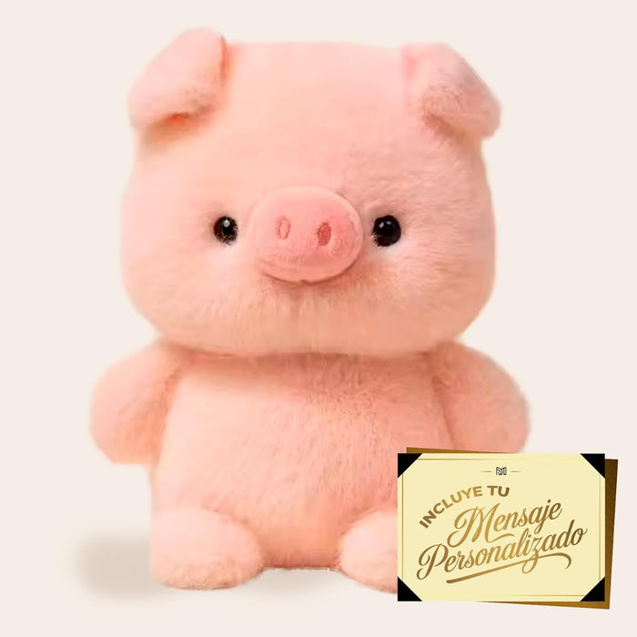 Vista principal del Peluche Cerdito Dulce Premium Moments