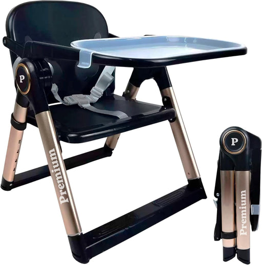 Diseño premium en negro y dorado que destaca en cualquier espacio