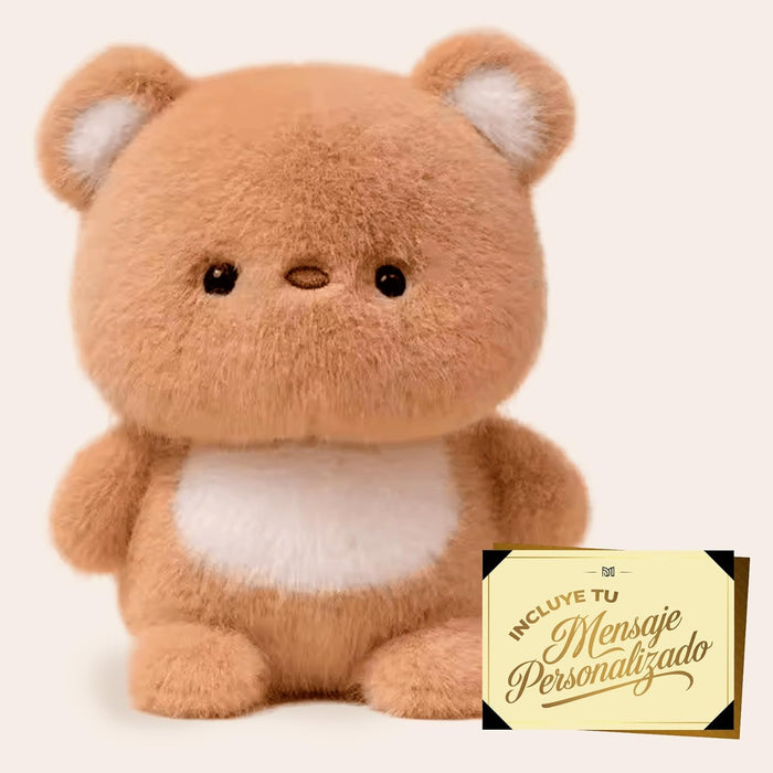 Peluche osito clásico decorativo con diseño atemporal.