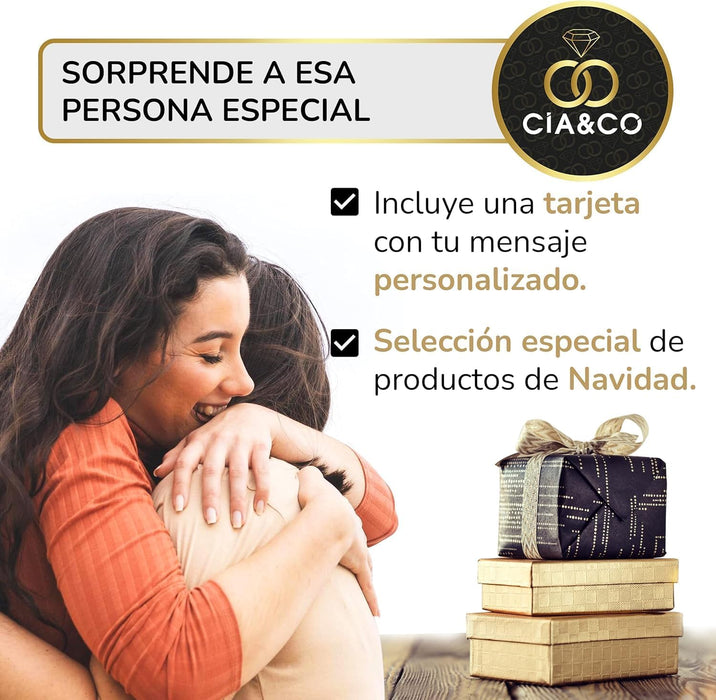 Cesta gourmet Cía&Co con presentación cuidada, lista para regalar en Navidad.