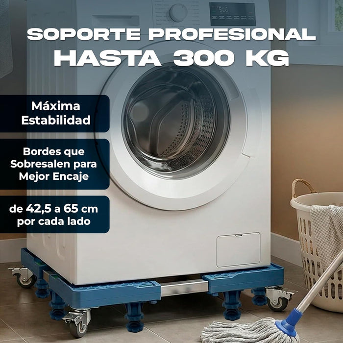 Base estable para lavadoras y electrodomésticos