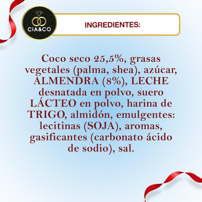 Imagen de ambientación navideña con los bombones.