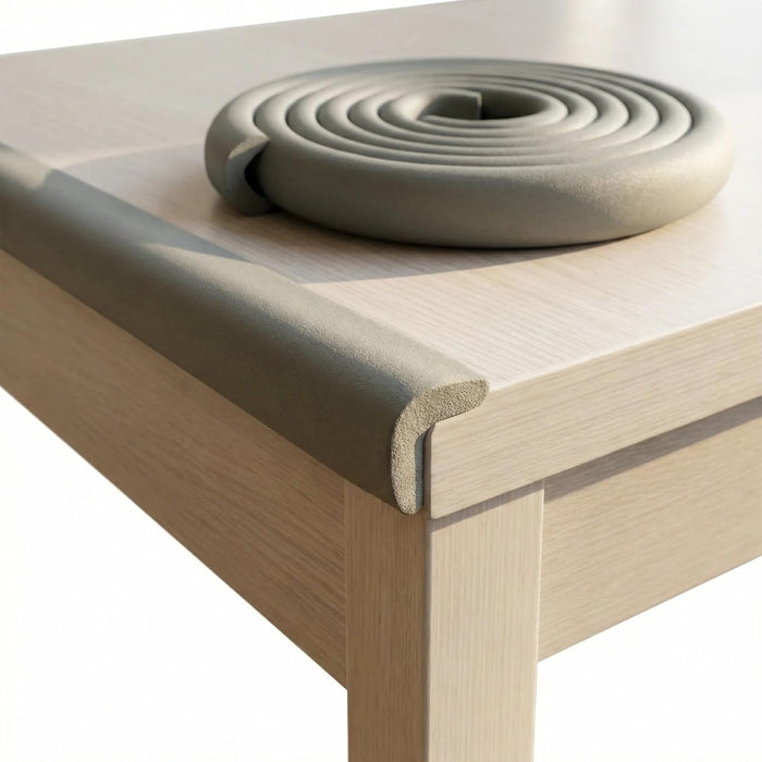 Protector de bordes en color gris para mayor seguridad en casa