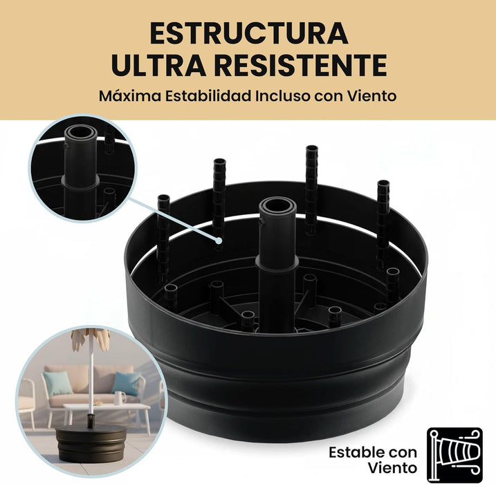 Estructura multicelda reforzada para mejorar la estabilidad y distribución del peso
