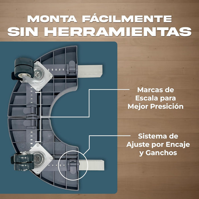 Montaje sencillo sin necesidad de herramientas