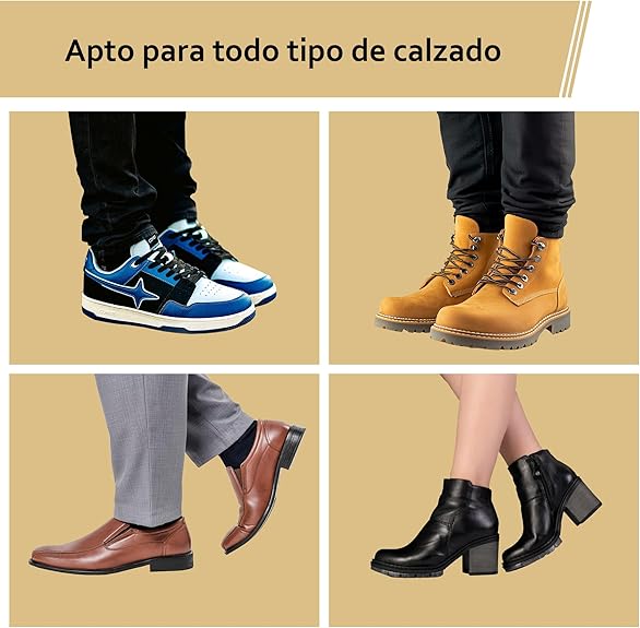 Calzador resistente para botas, botines, zapatos y zapatillas