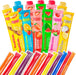 24 polos flash para congelar con sabores variados y formato individual.