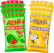 Pack de 20 polos para congelar ALOHA con sabores Watermelon Sandía y Piña Colada.