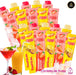 Polos líquidos ALOHA listos para congelar con sabores Tropical y Daiquiri de Fresa.