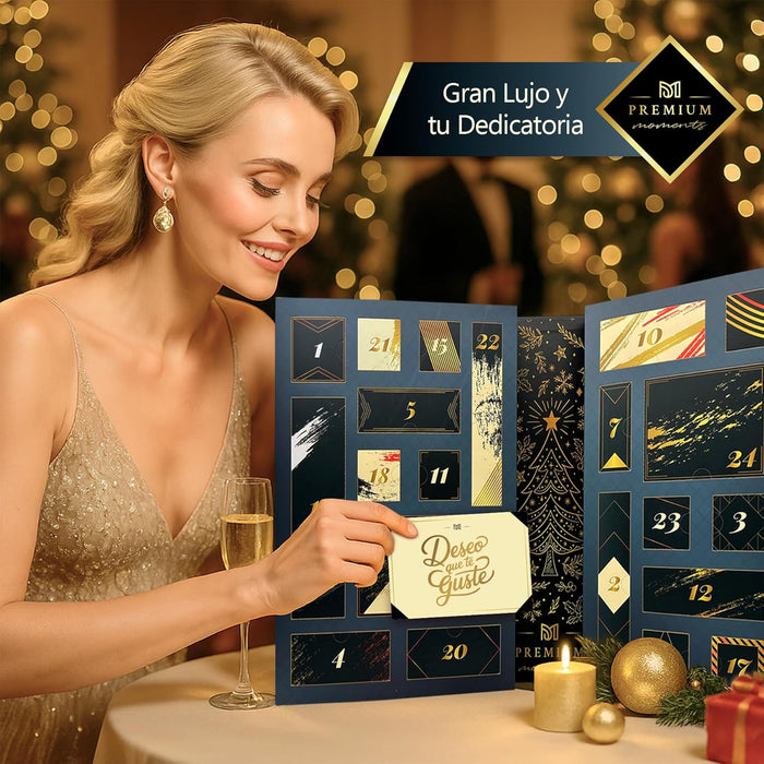 Selección de chocolates europeos del calendario Premium Moments 2025.