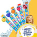 Polos de hielo sabores variados ideales para playa, piscina, vacaciones y reuniones familiares.