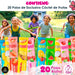 Pack ahorro de 20 polos ALOHA para congelar con sabores Watermelon Sandía y Piña Colada.