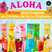 Freeze Pops ALOHA con sabores afrutados y tropicales para niños y adultos.