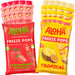 Pack de 20 polos para congelar ALOHA con sabores Tropical y Daiquiri de Fresa.