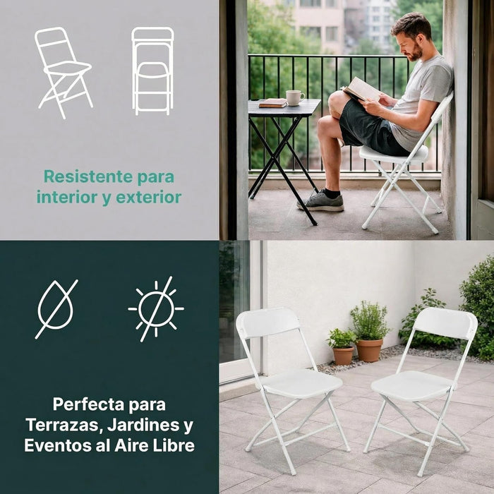 Diseñada para interior y exterior. Perfecta para terrazas, jardines y momentos al aire libre