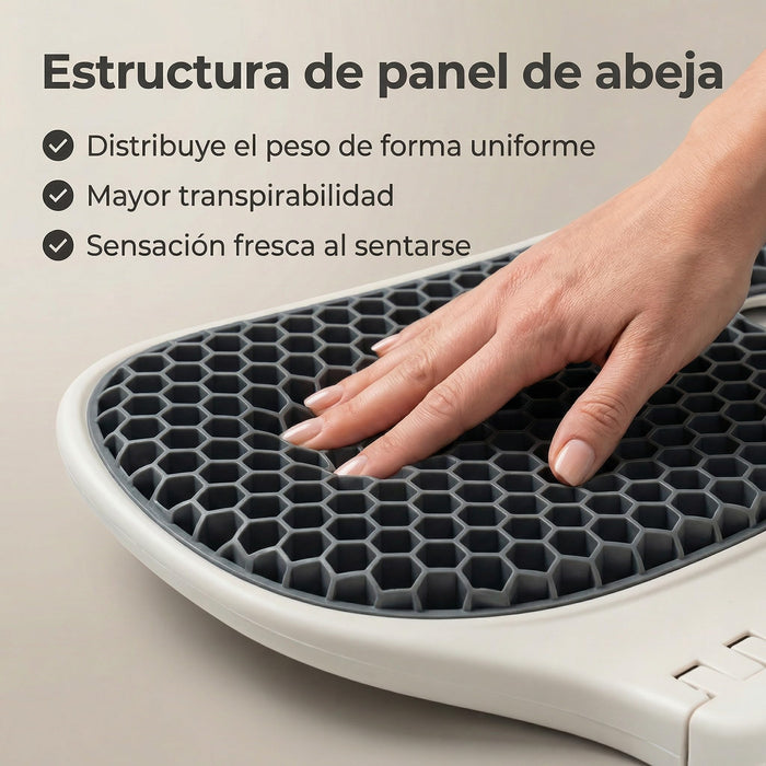 Reduce la presión incluso en uso prolongado