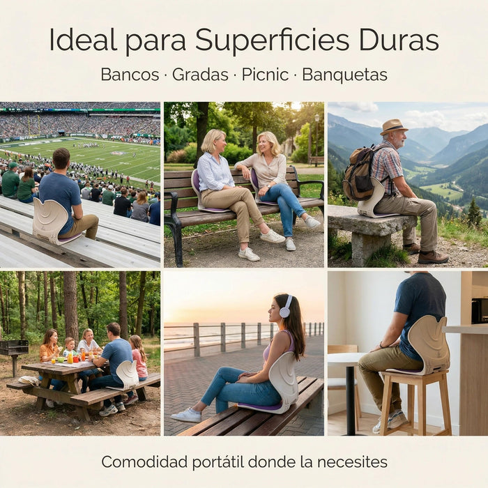 Olvídate de la incomodidad en superficies duras