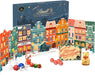 Calendario de Adviento Lindt Ciudad Navideña XXL 2025 – vista frontal.