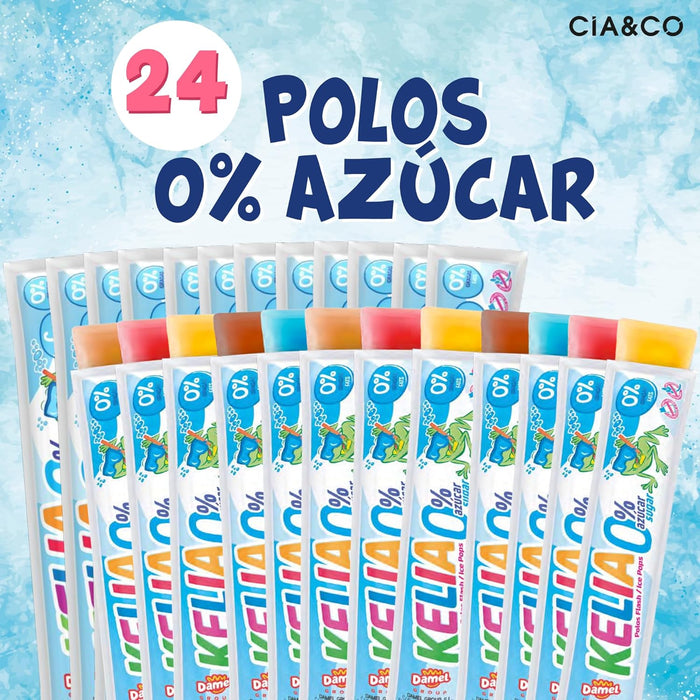 Polos de hielo sabores variados ideales para playa, piscina, vacaciones y días de calor.