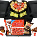 Caja joyero premium con sistema pop-up y chocolates gourmet.