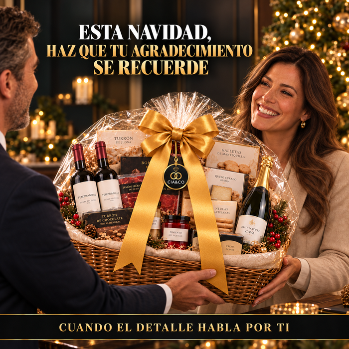 Cesta de Navidad 2026 Lote 201 con Brut, vinos, turrones y bombones - imagen 9