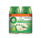 Air Wick Freshmatic Duplo Recambio, Pack de 2 Ambientadores Automáticos con Aroma a Flores Blancas. Disfruta de una fragancia duradera que elimina olores y perfuma tu hogar. Air Wick - pack