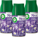 Air Wick Freshmatic Pack de 3 Recambios para Ambientador Automático, Aroma Pradera Púrpura de Lavanda (750 ml en Total). Air Wick - frontal